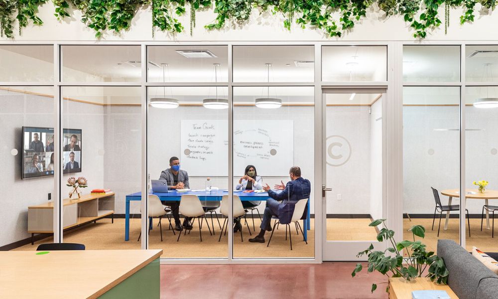 Chất lượng không khí trong tòa nhà, không gian chung, cây xanh,... là những yếu tố mà các tòa nhà văn phòng cũ có thể cải thiện, nâng cấp