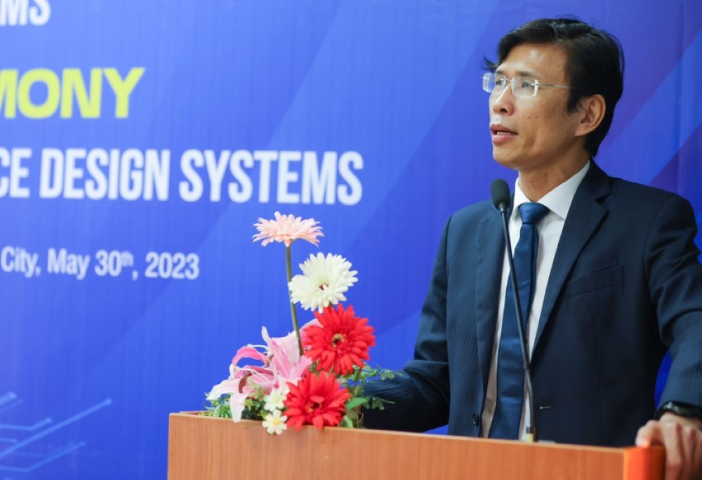 Mr. Nguyễn Anh Thi believes that this is the opportune moment, a golden opportunity to introduce Vietnam's semiconductor industry to the world