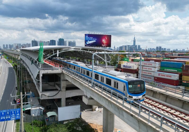 Các tuyến Metro TP.HCM vận hành dưới lòng đất và trên cao