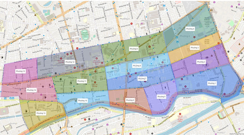 Bản đồ hành chính Quận 5