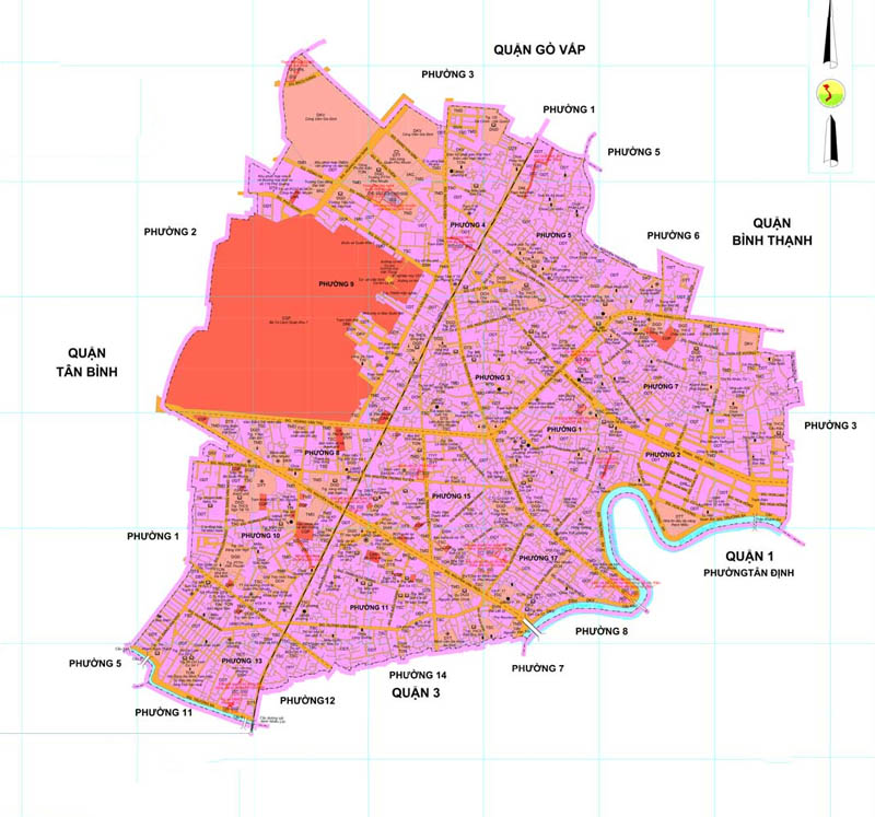 Quận Phú Nhuận giáp quận nào